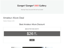 Tablet Screenshot of dangerdangergallery.com